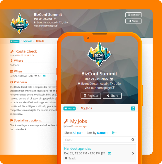 Simplify Volunteer & Staff Coordination — ClearEvent