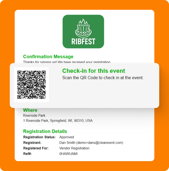 Mobile Registrant Check-In — ClearEvent