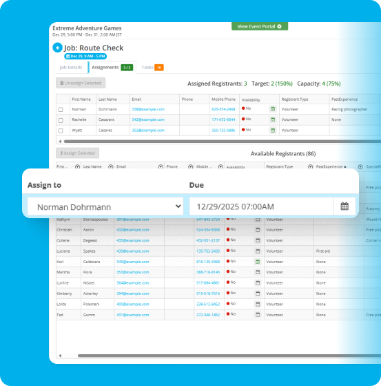 Coordinate Staff & Volunteers Effortlessly — ClearEvent