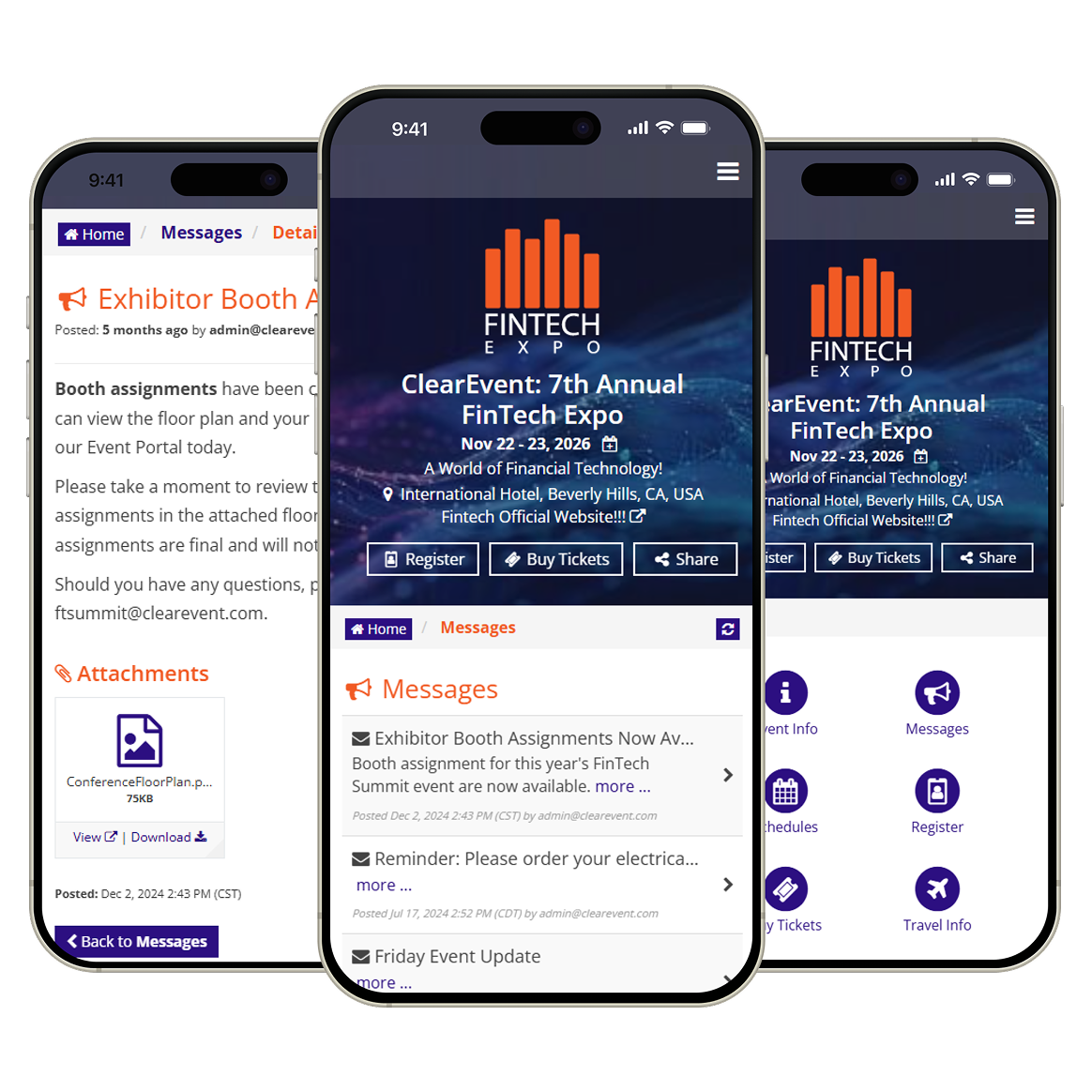 Everything you need, built into one easy-to-use platform — ClearEvent