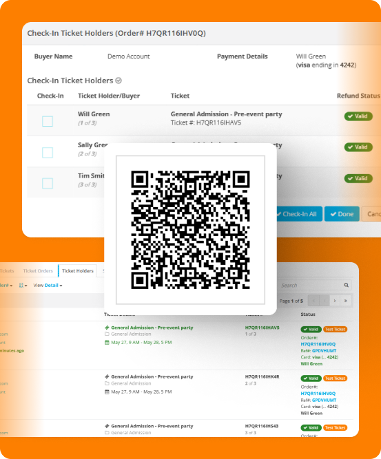 Event Ticketing System with Built-In QR Code for Fast Mobile Check-In — ClearEvent