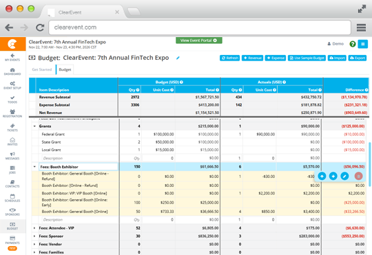 Fundraising Event Management — ClearEvent