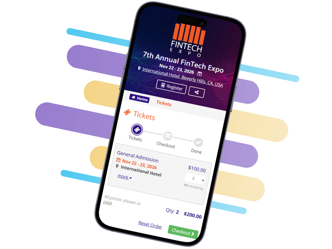 Sell event tickets online with ClearEvent.